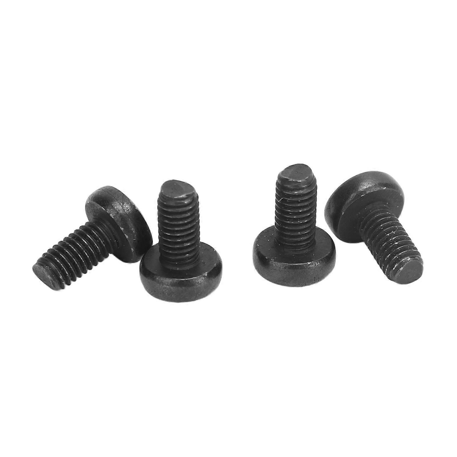 4 Pcs License Plate Screws Stainless Steel Rustproof Car Tag Frame Fasteners for Model 3 Y with Metal Threaded Screw Retainer M5‑0.8x10