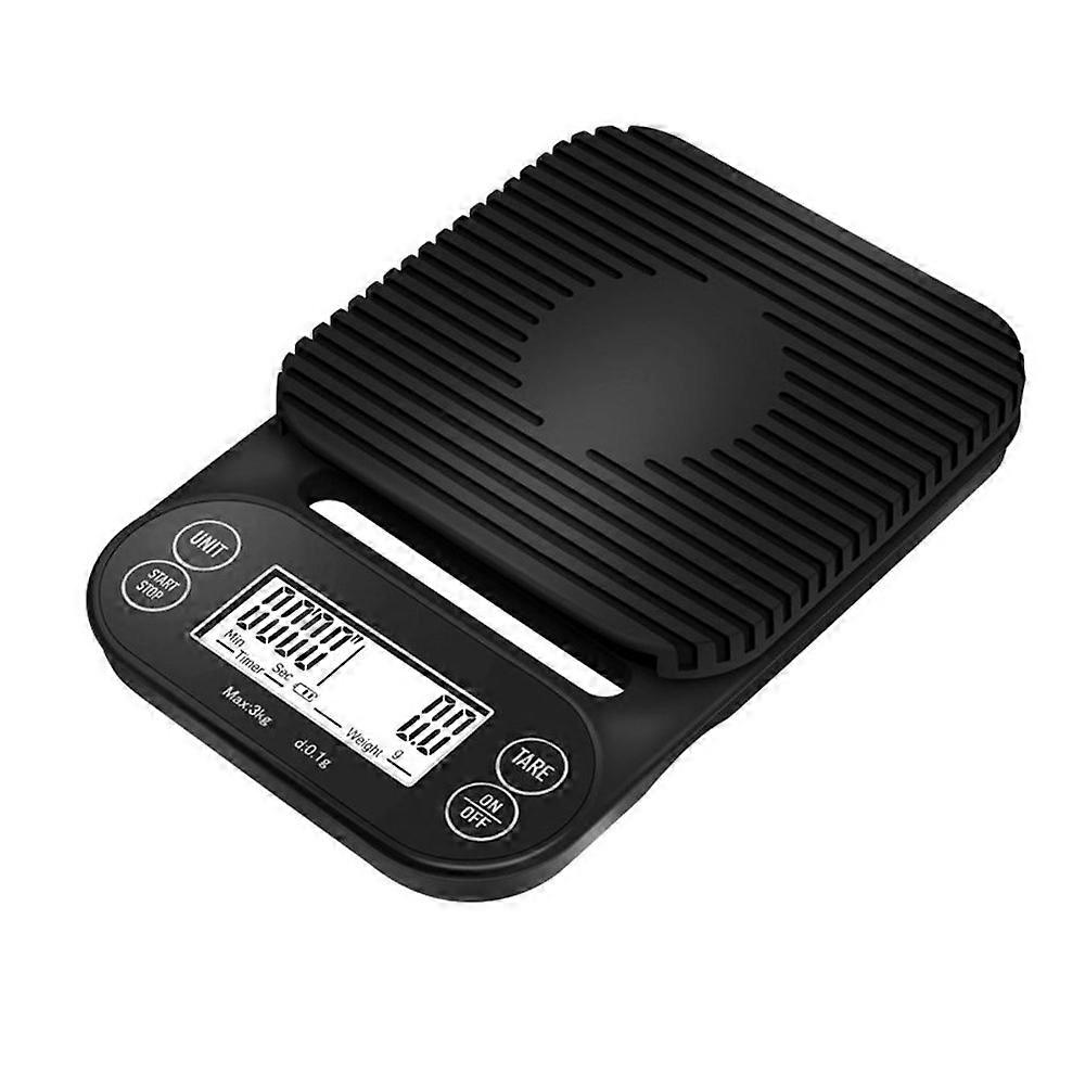 3kg Mini Electronic Scale High Precision 0.1g Digital Scale Clear LED Display Portable for Home Kitchen