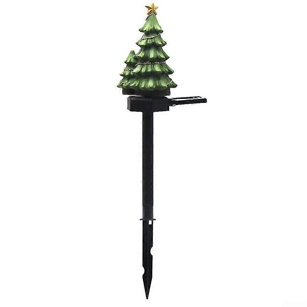 LED Solar Garden Tree Stake Lights, Green Solar Powered For Paths And Walkways, Courtyards And Terraces