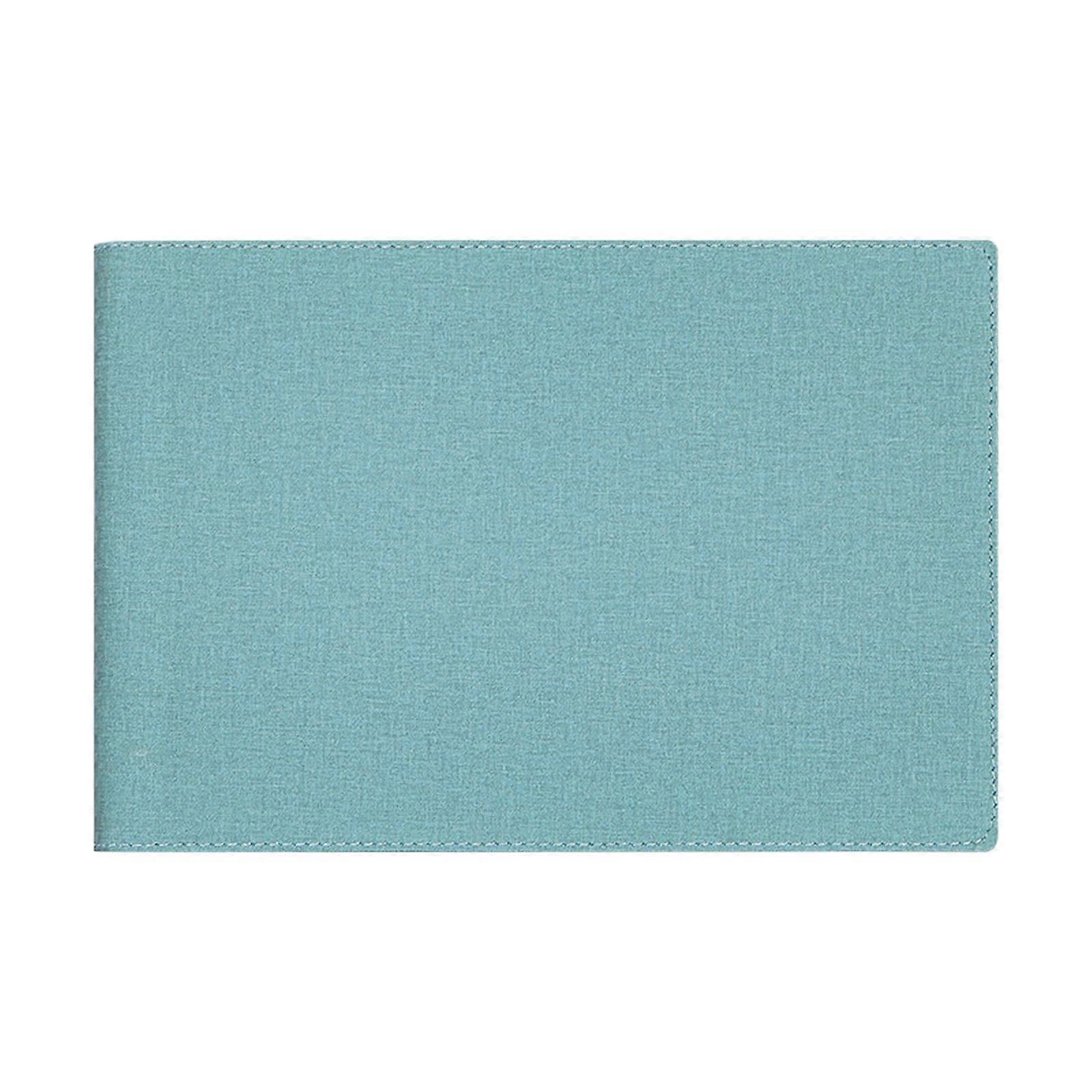 YOBOLK A4 Soft Binder with 6-Hole Clip, Lateral Leather Face, Removable Clasp, Compatible with Standard Filing Systems