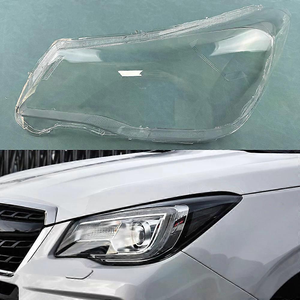 For Subaru Forester 2013-2015 Headlamp Shell Transparent Lamp Shade Lens Front Headlight Cover Lampshade Plexiglass