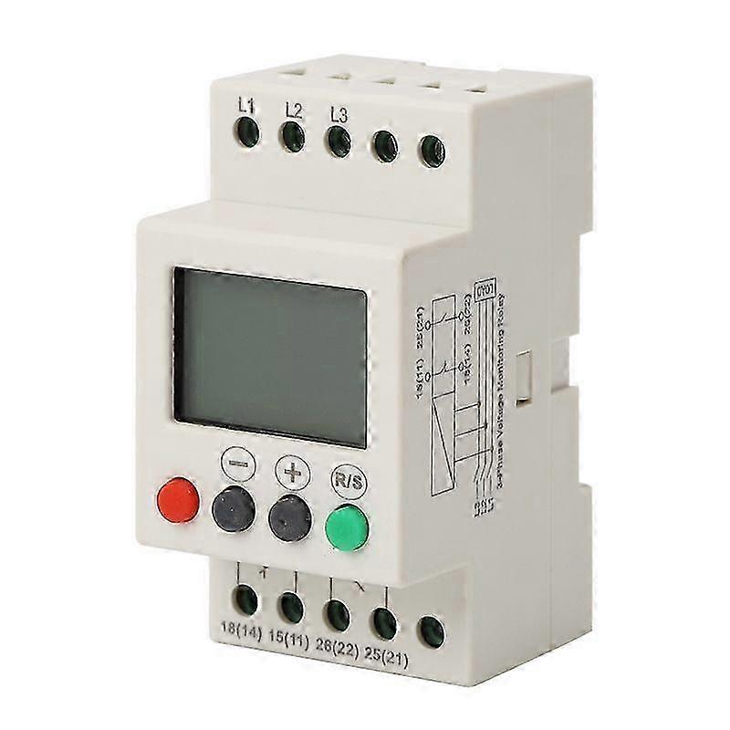 Voltage Detection Relay Jvr1000 Voltage Digital Single, 24-48v