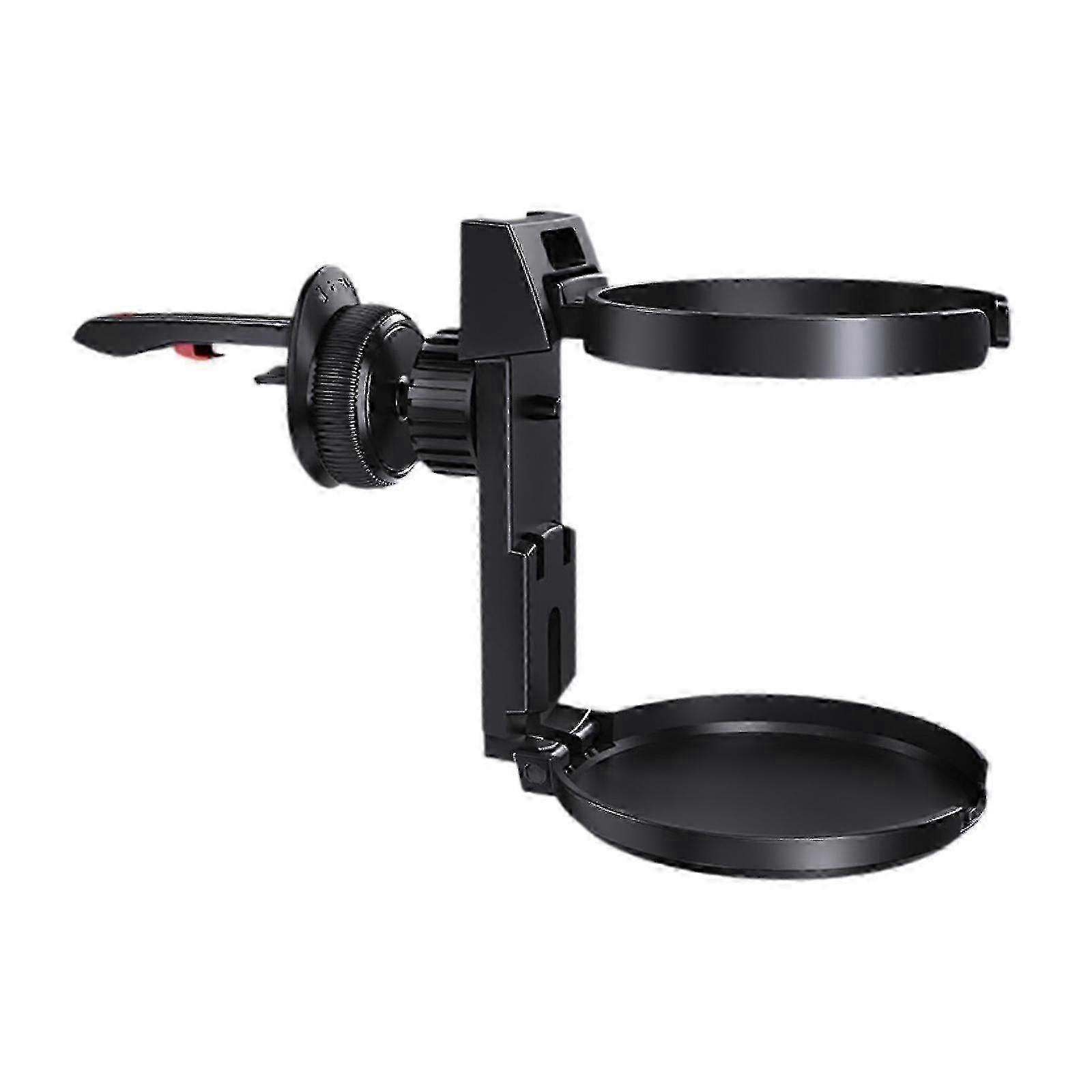 Adjustable and Foldable Car Cup Mount for Vent Bottle Holder with Drinks Support