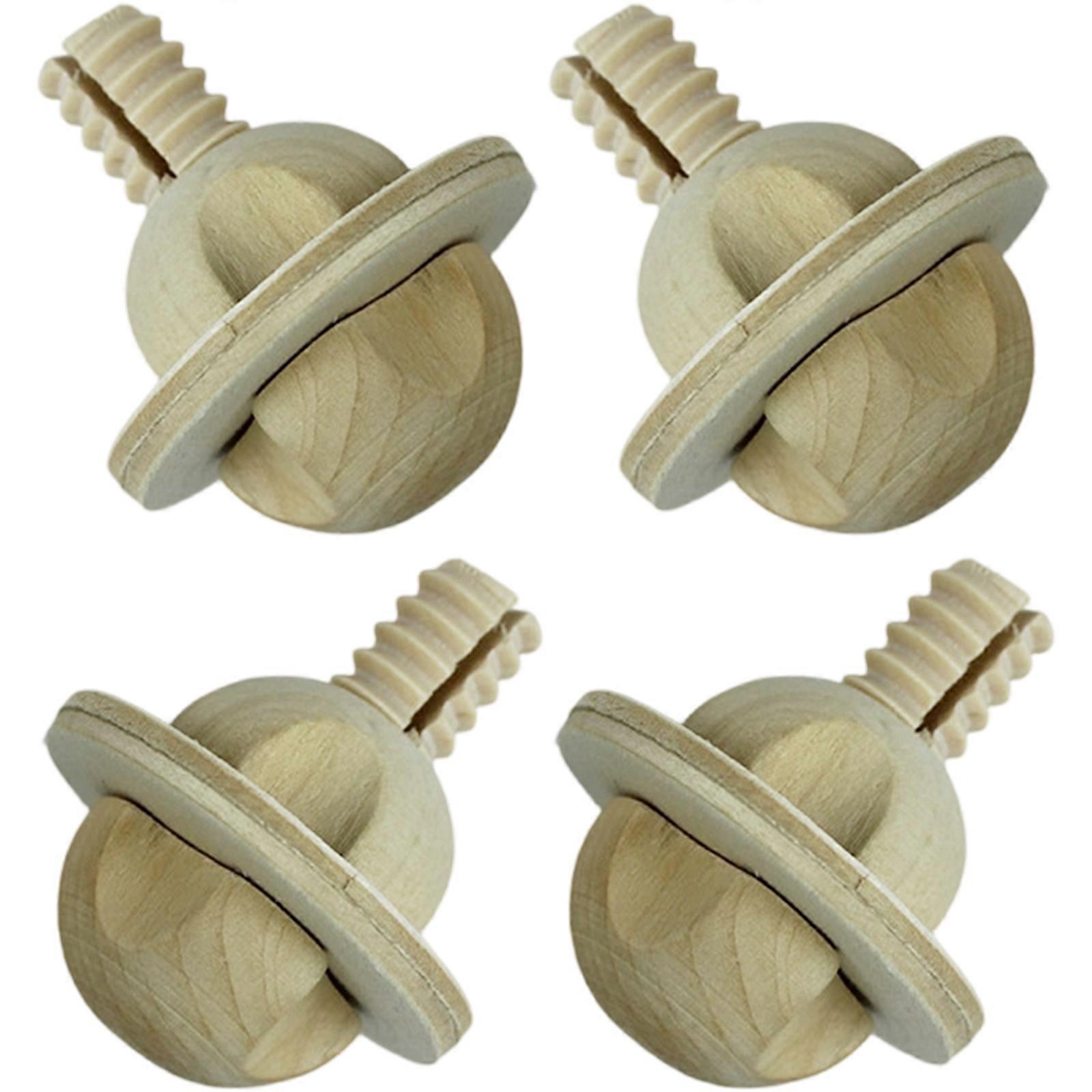 Versatile Wooden Assembly Screws For Craft Models Precise Cut Design For Hobbyists Multicolor