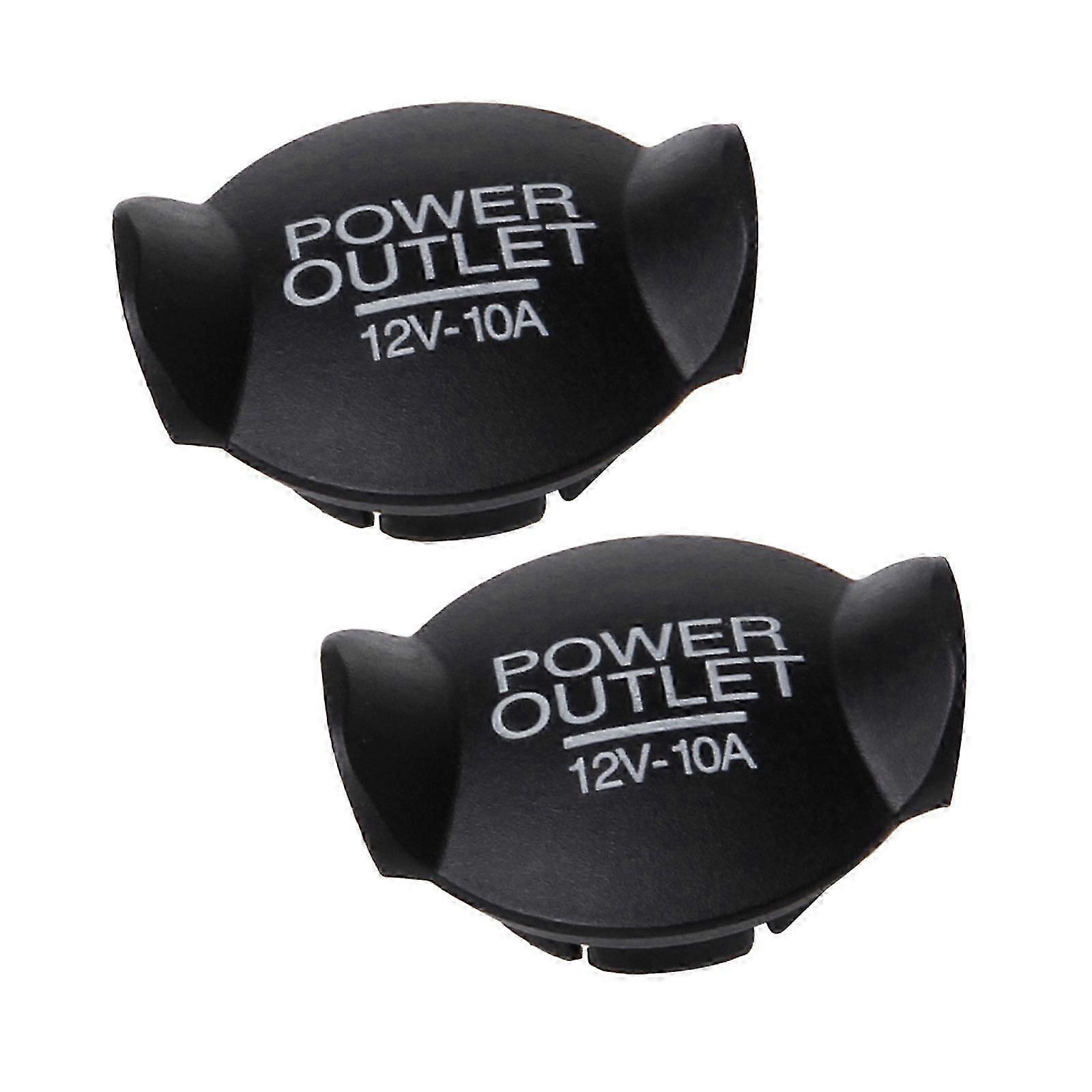 car outlet cover 2pcs dustproof plug caps 12v