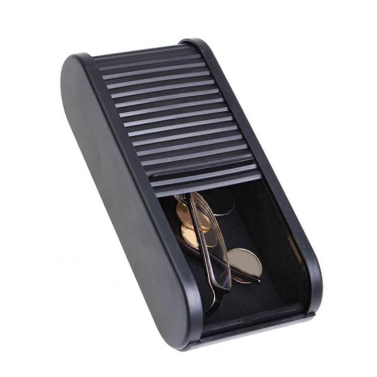 Automotive Center Console Organizer ABS Storage Box Quick Install Sliding Open Car Organizer for Small Item Multicolor