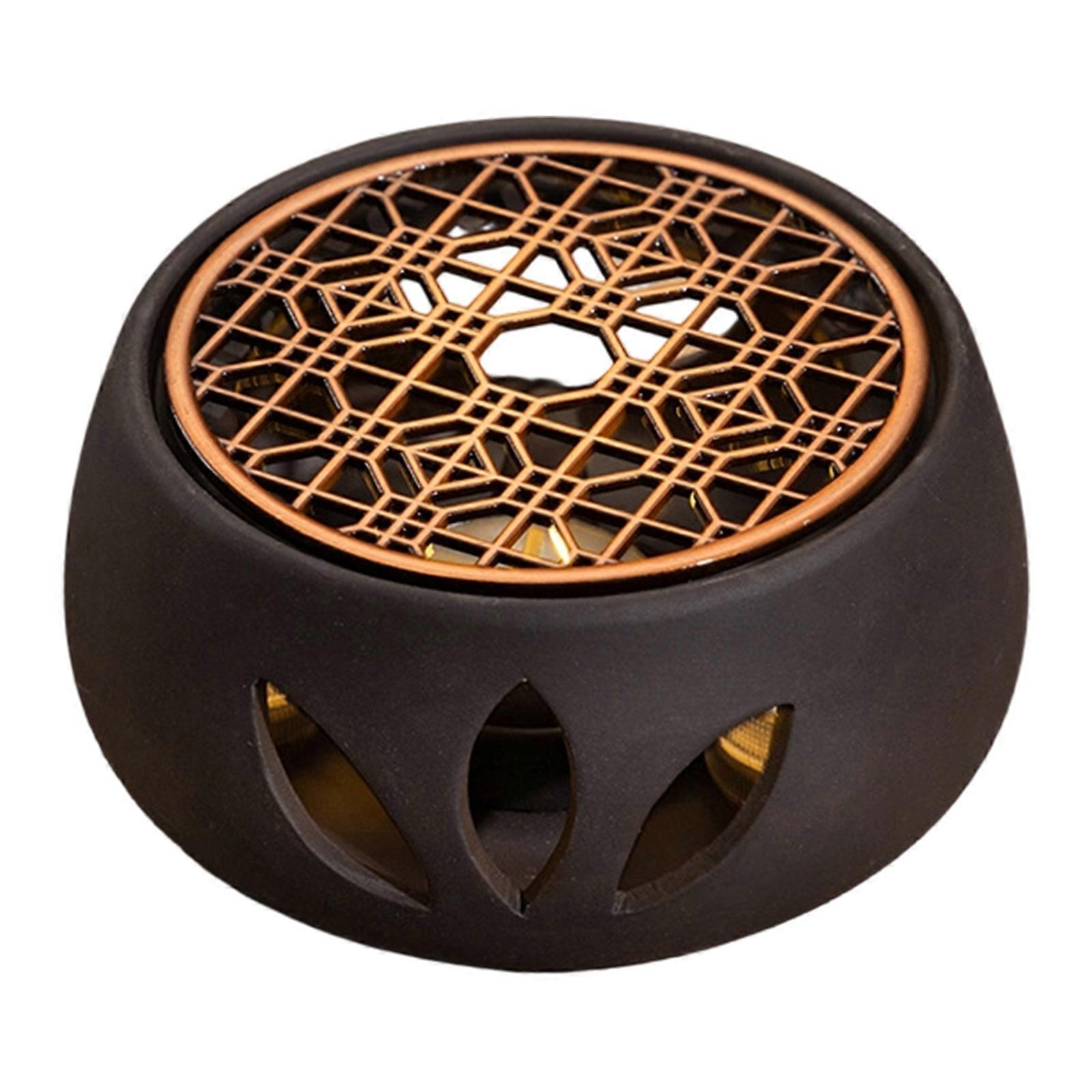 Heat Resistant Ceramic Teapot Stand Quiet Operation Enhances Kitchen or Dining Table Decorating Ceramic Texture Multicolor