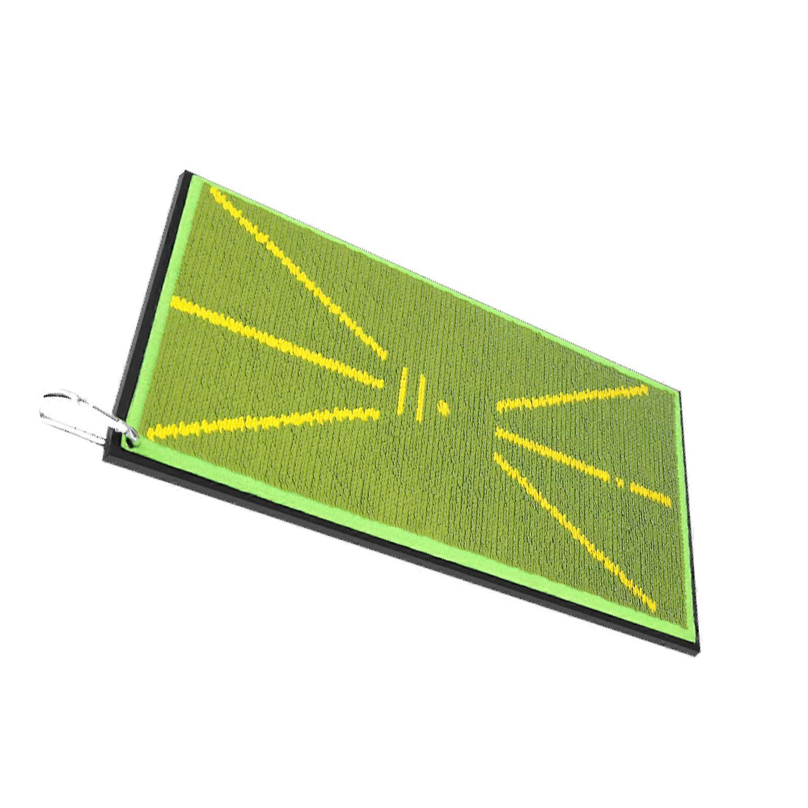 Multipurpose Golf Training Mat Durability Golf Swing Feedback Mat For Indoor Outdoor Practice Multicolor
