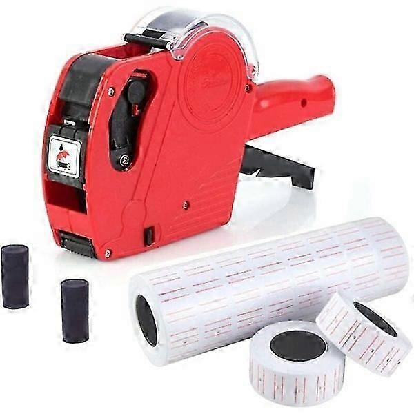 price labeler 1 line 8 characters with label rolls and ink