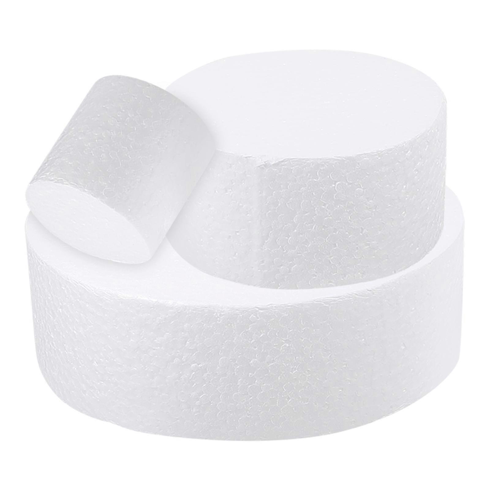 3pcs DIY Foams Cake Models Blank Cake Model Baking Cake Practicing Props