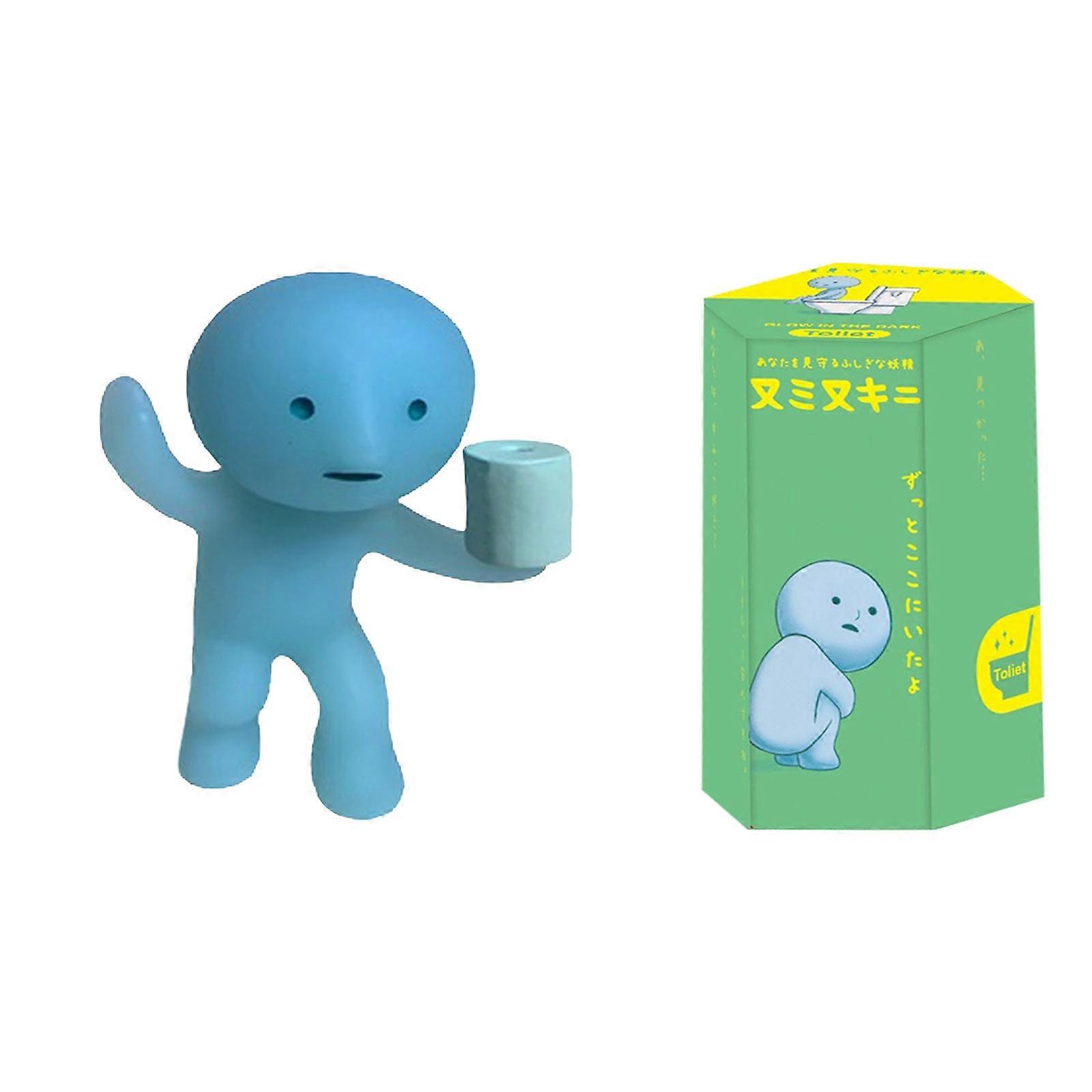 1 figurine SMISKI Toilet Series - Mini-figurine originale phosphorescente/Édition limitée