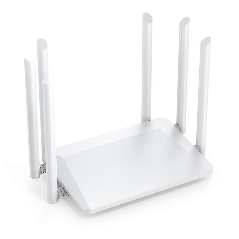 1200M Wireless Router External Antenna Modem Router Wide Coverage WiFi Repeater 5GHz Home Office Signal Router EU-PLUG