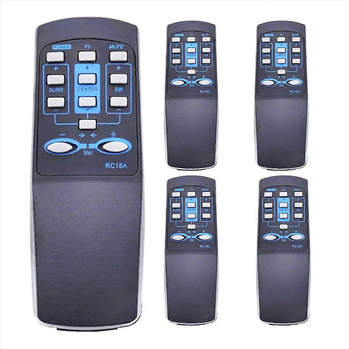 5X Remote Control Suitable for Sound Speaker System R501T04/S5.1M RC15A/RC16 R501T RC16 RC15T