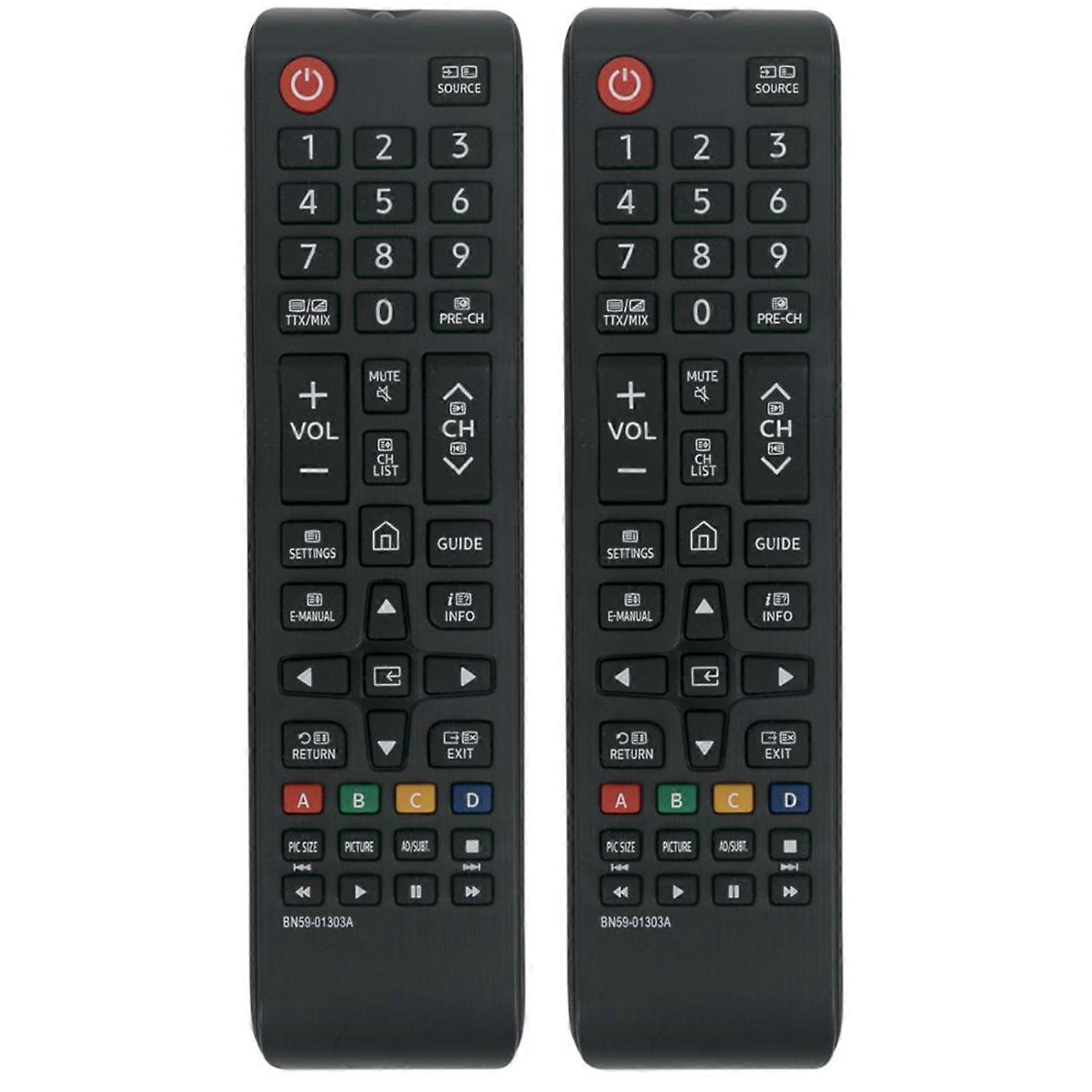 2X BN59-01303A Replaced Remote Control for UHD TV UE43NU7170 UE40NU7199 UE50NU7095