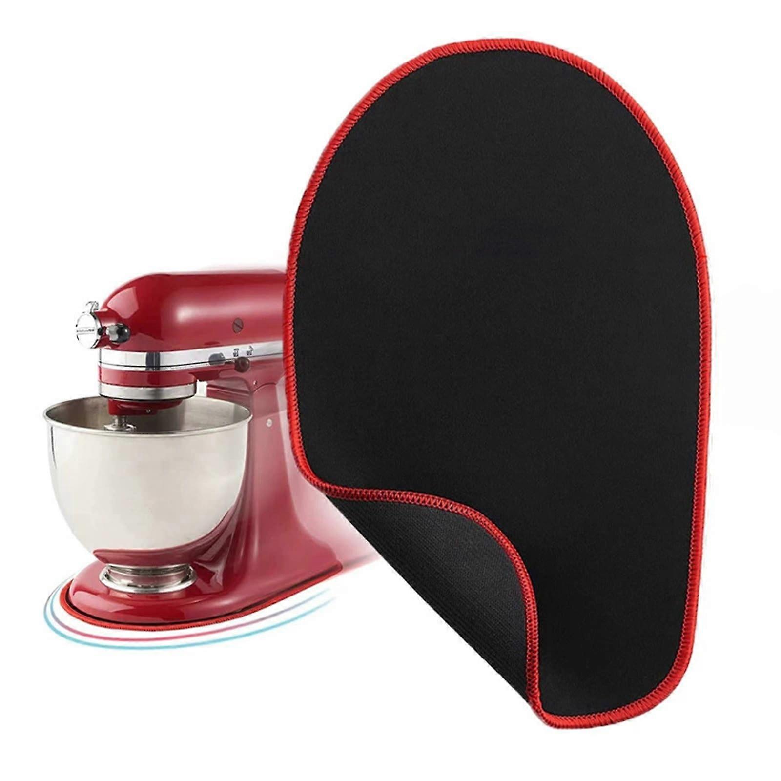Stand Mixer Mat with NonSlip Surface, Heat Resistant Countertop Protector, Sliding Pad Compatible with KitchenAid Mixers, Red 1pc
