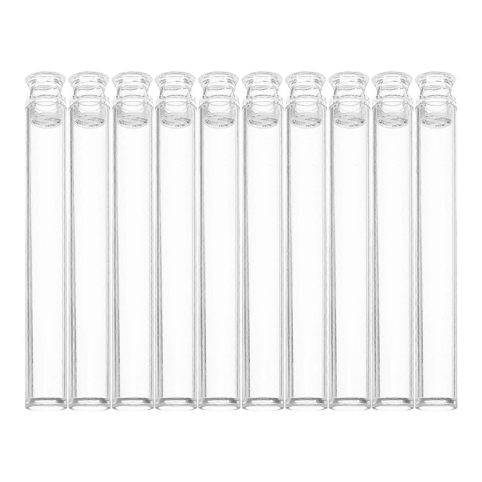 Transparent Acrylic Incense Holders for Storage 10Pcs Clear Tubes