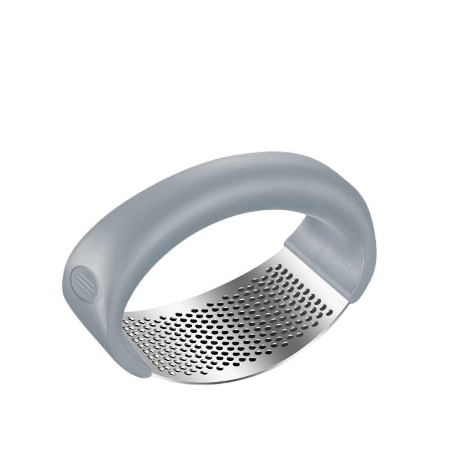 Garlic Press Set 2pcs Stainless Steel Ergonomic Manual Crusher for Fast Uniform Paste Easy Clean