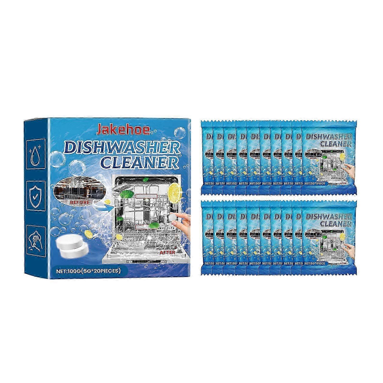 Deep Clean Dishwasher Tablets  Remove Stains, Odors  Scale, Extend Appliance Life