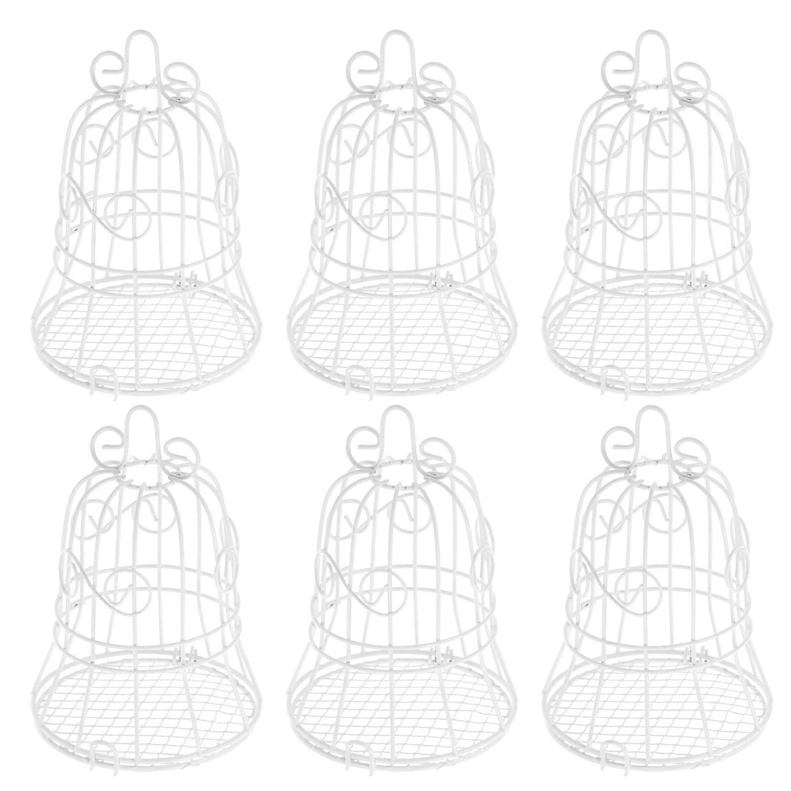 Metal Birdcage Candy Box Hollow Candy Container for Storage 24Pcs