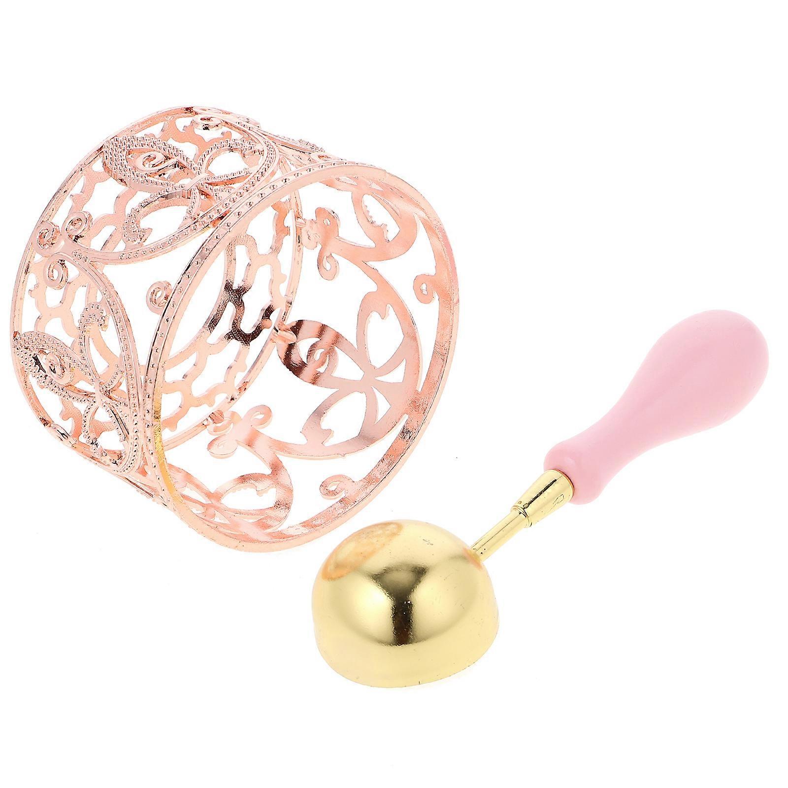 Reusable Wax Seal Warmer for 5Sets Melting Stove with Spoon Use