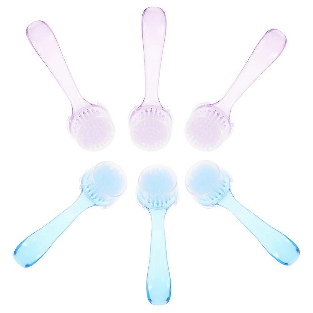 Manual Face Brush Handheld Face Brush for Cleaning 12Pcs Set