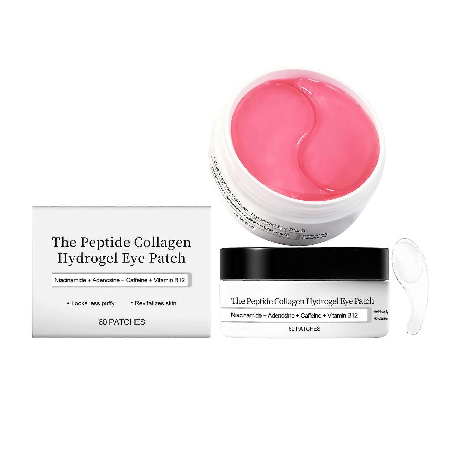 Firming Peptide Collagen Eye Pads - Hydrogel Under Eye Patches to Reduce Dark Circles & Puffiness