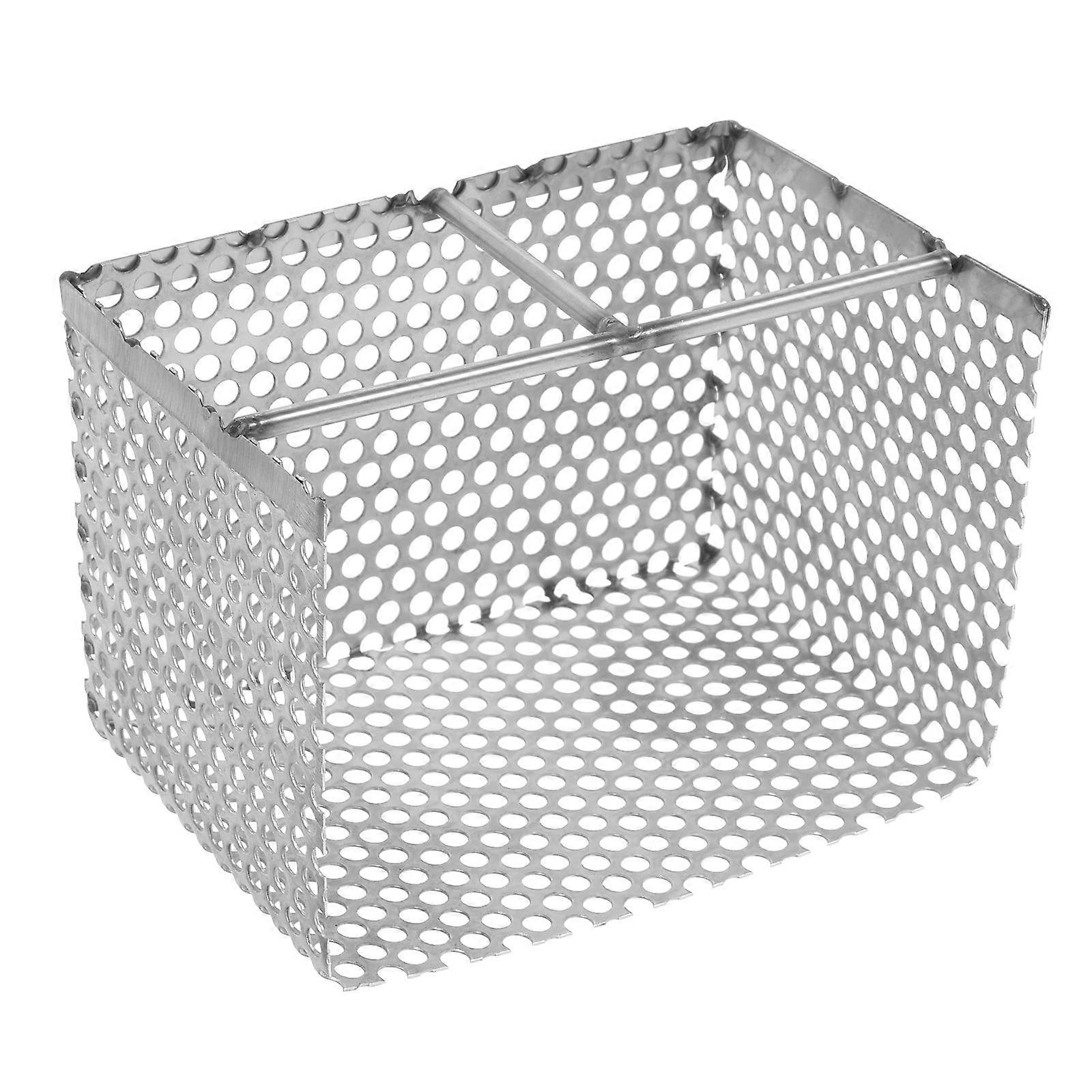 Drainage Gutter Filtering Basket for Home Use Silver Stainless Steel