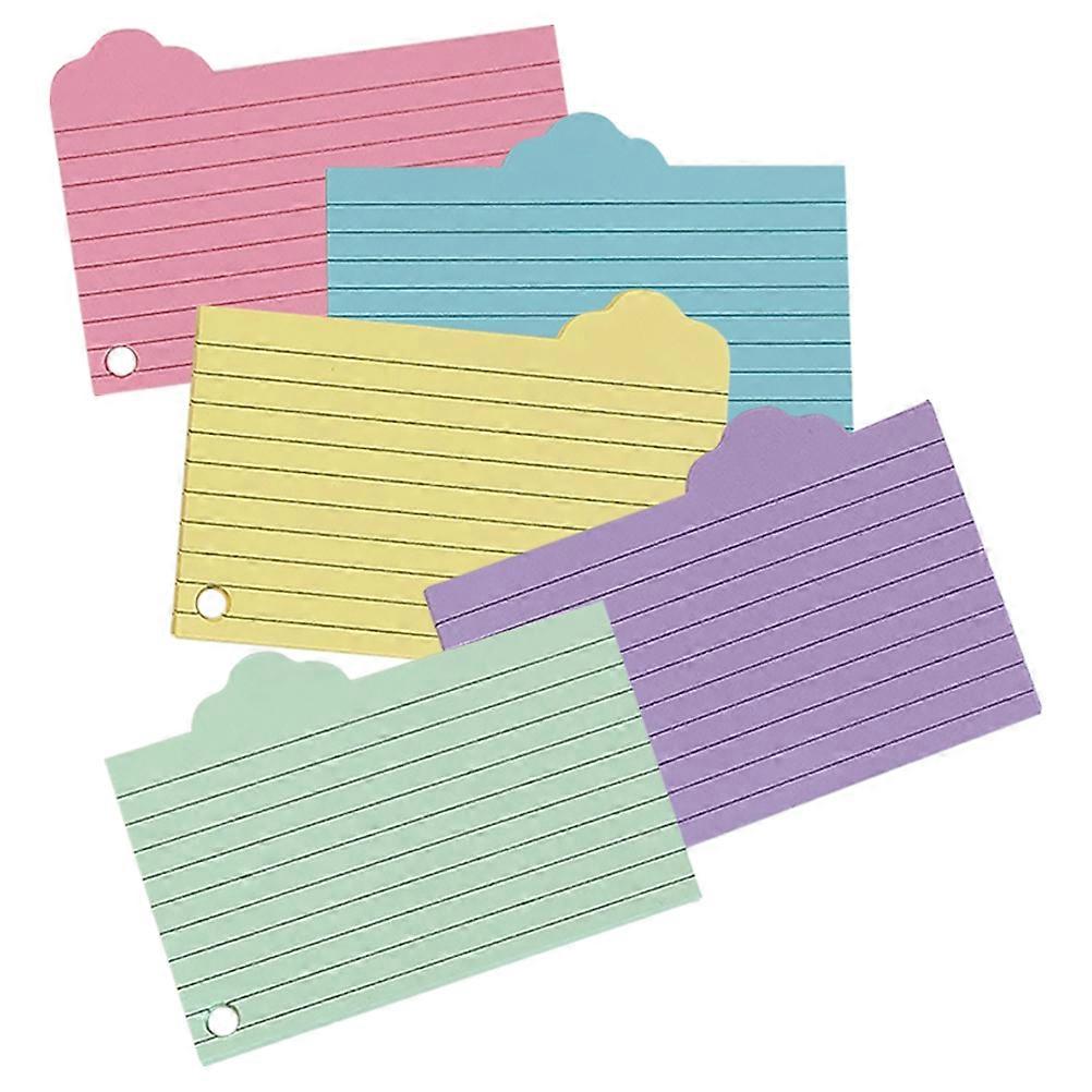 Cloud Shaped Index Paper Flashcards Study Word Book Memo Pad Reminder Notepad Task ganizer Smooth Writing Bulk Colored