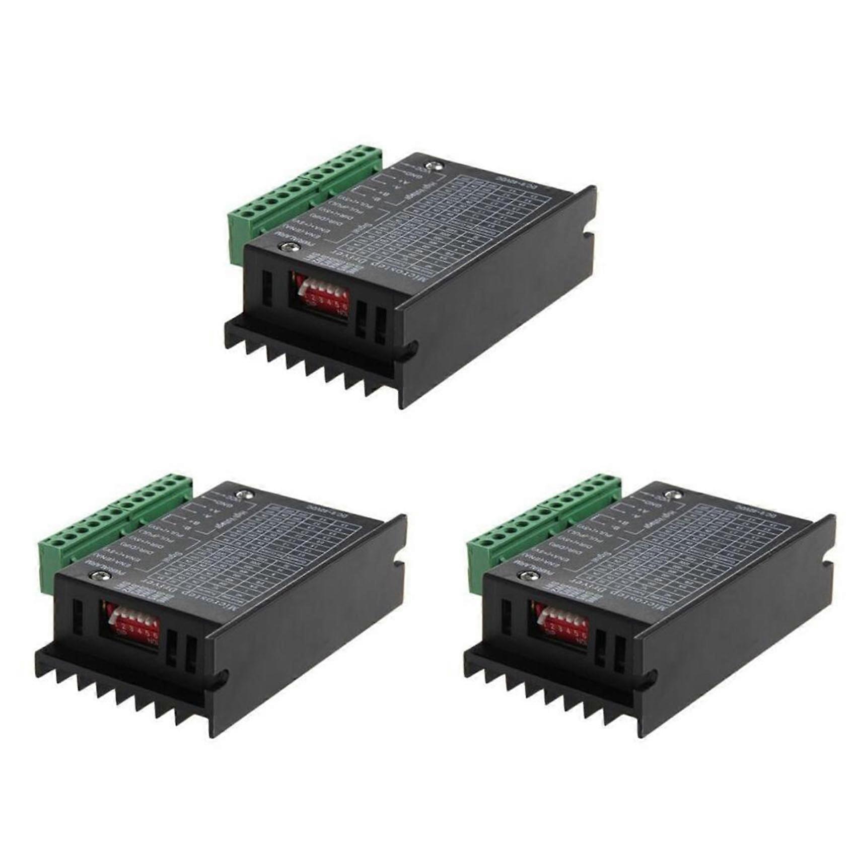 3X TB6600 Driver Upgrade 32 Subdivision 42/57/86 Stepper Motor Driver 4.0A 42VDC Portable Driver