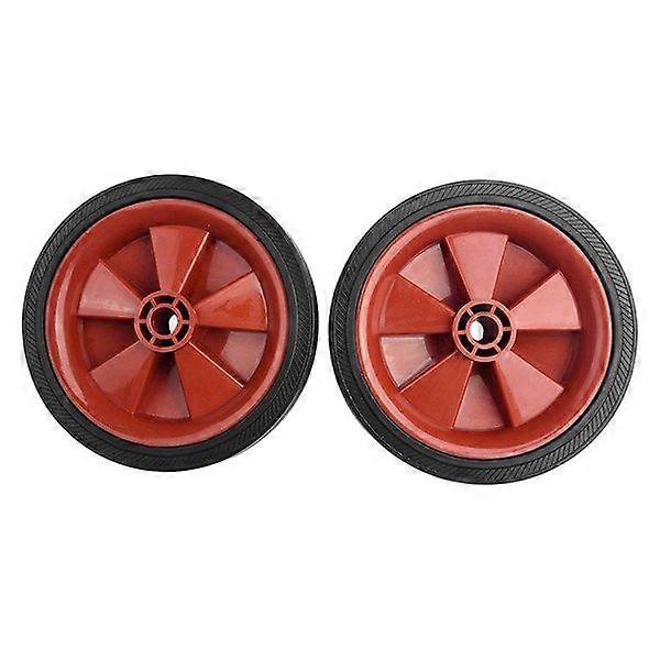 2Pcs 6Inch Air Compressor Wheel Replacement Shock Absorption Non-Slip Air Compressor Caster Wheels