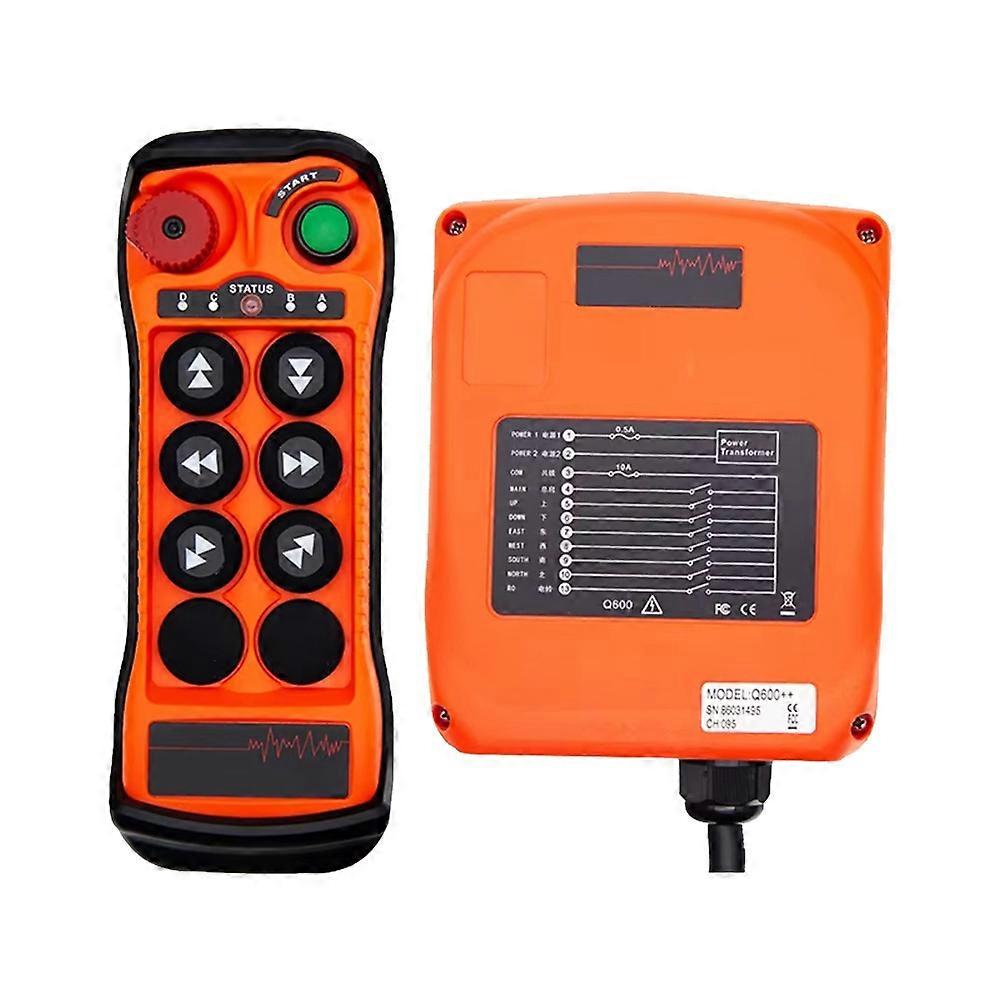 ACDC110-460V Q600 Industrial Remote Control for Cranes Infinitely Matched Code Large Instrument Control Lift Switch