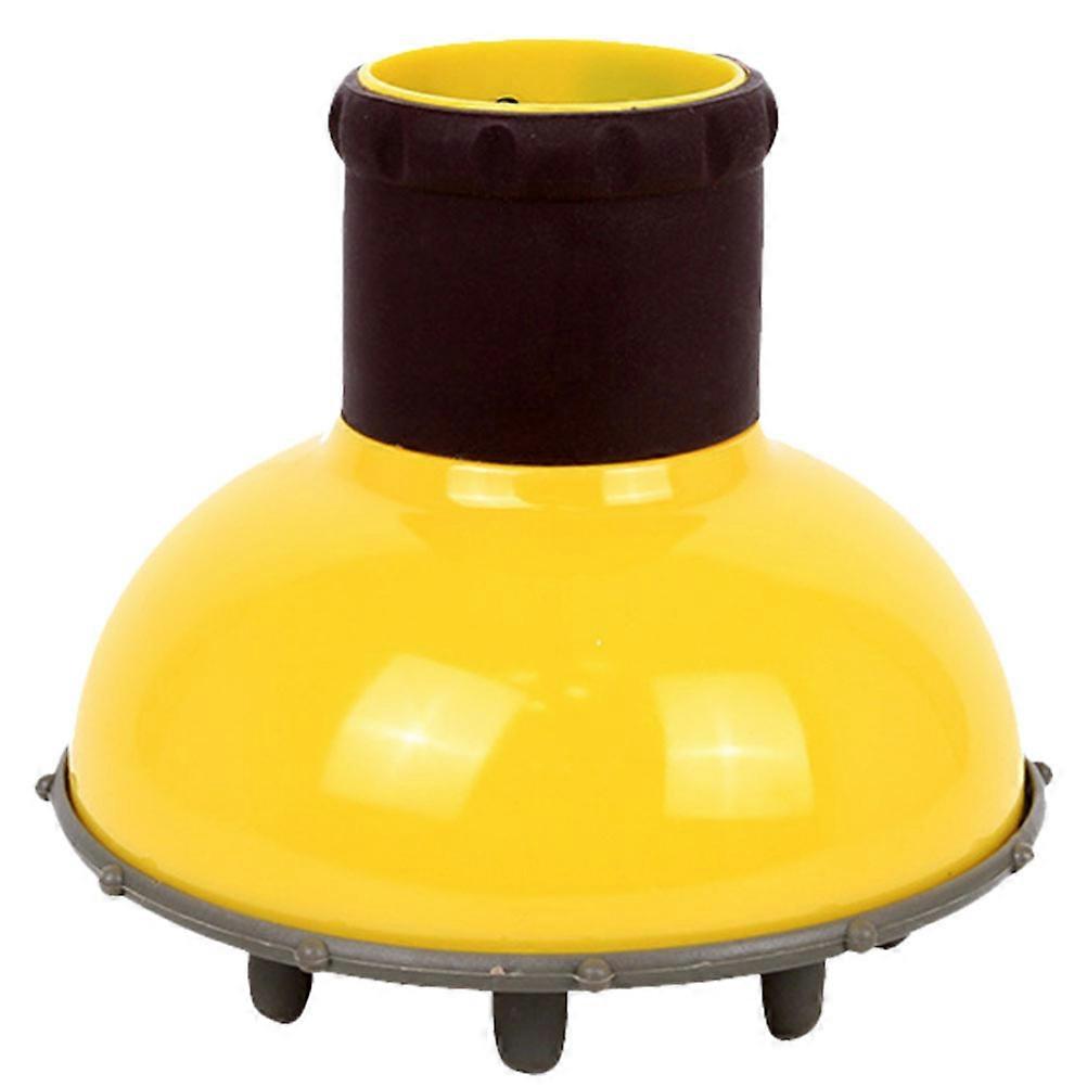 Hair Styling Diffuser Rotatable Blow Dryer Accessory 2Pcs Yellow