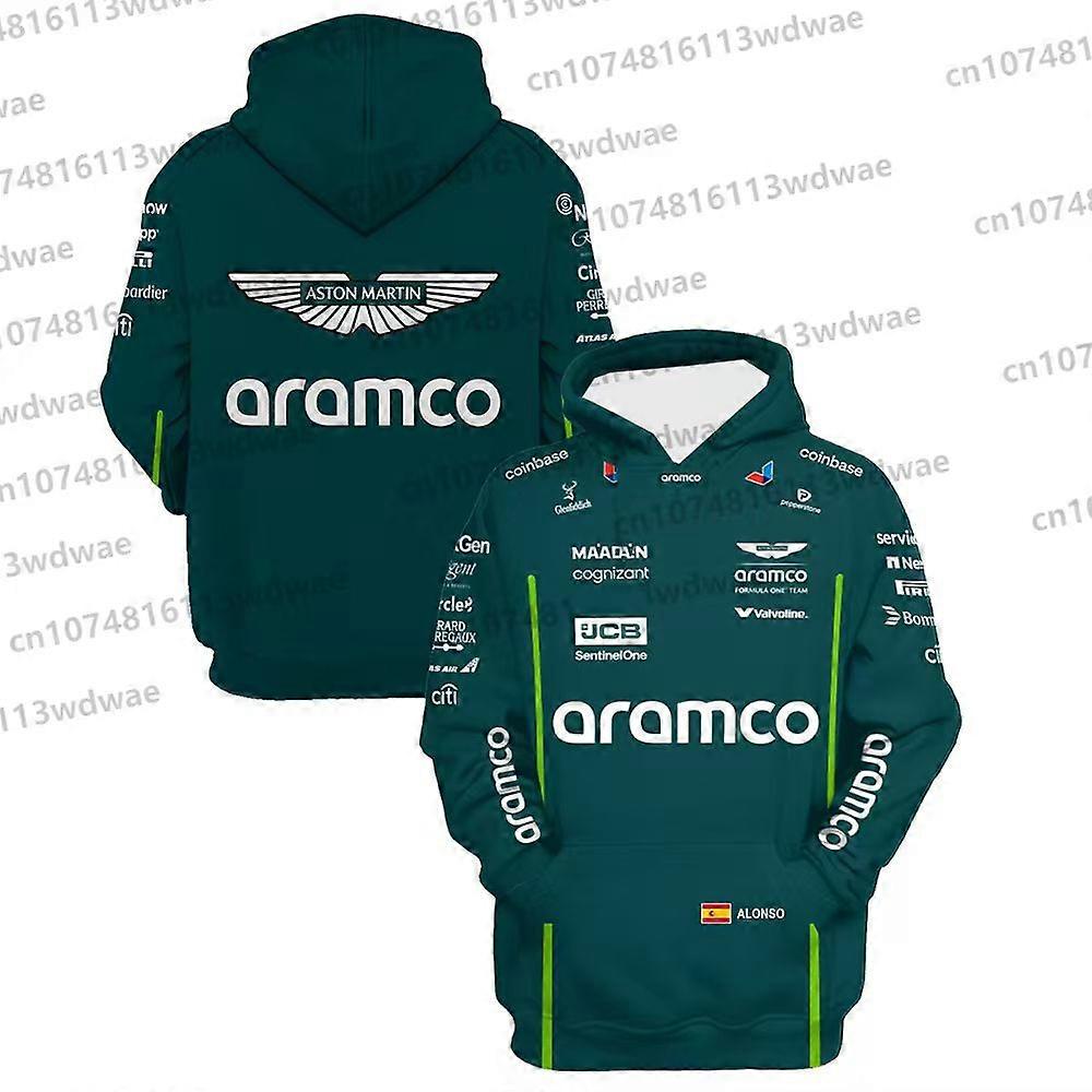 2025 Aston Martin Sweatshirt Sport Motorcycle Hoodie Spanish Racer Fernando Alonso 14 Hoodie Kit Fans Lance Stroll 18 Hoodie
