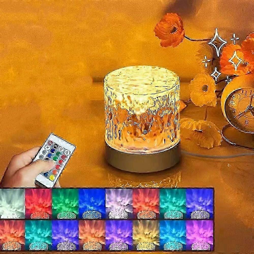 Luminorthe Lamp, 3/16 Colors Changing Crystal Table Lamp Northern Lights Lamp