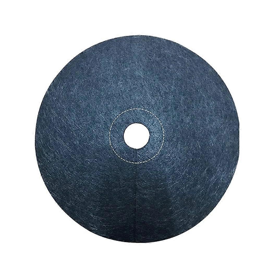 Tree Mulch Ring Weed Control Mat 5pcs NonWoven Biodegradable Fabric for Moisture Retention 15cm