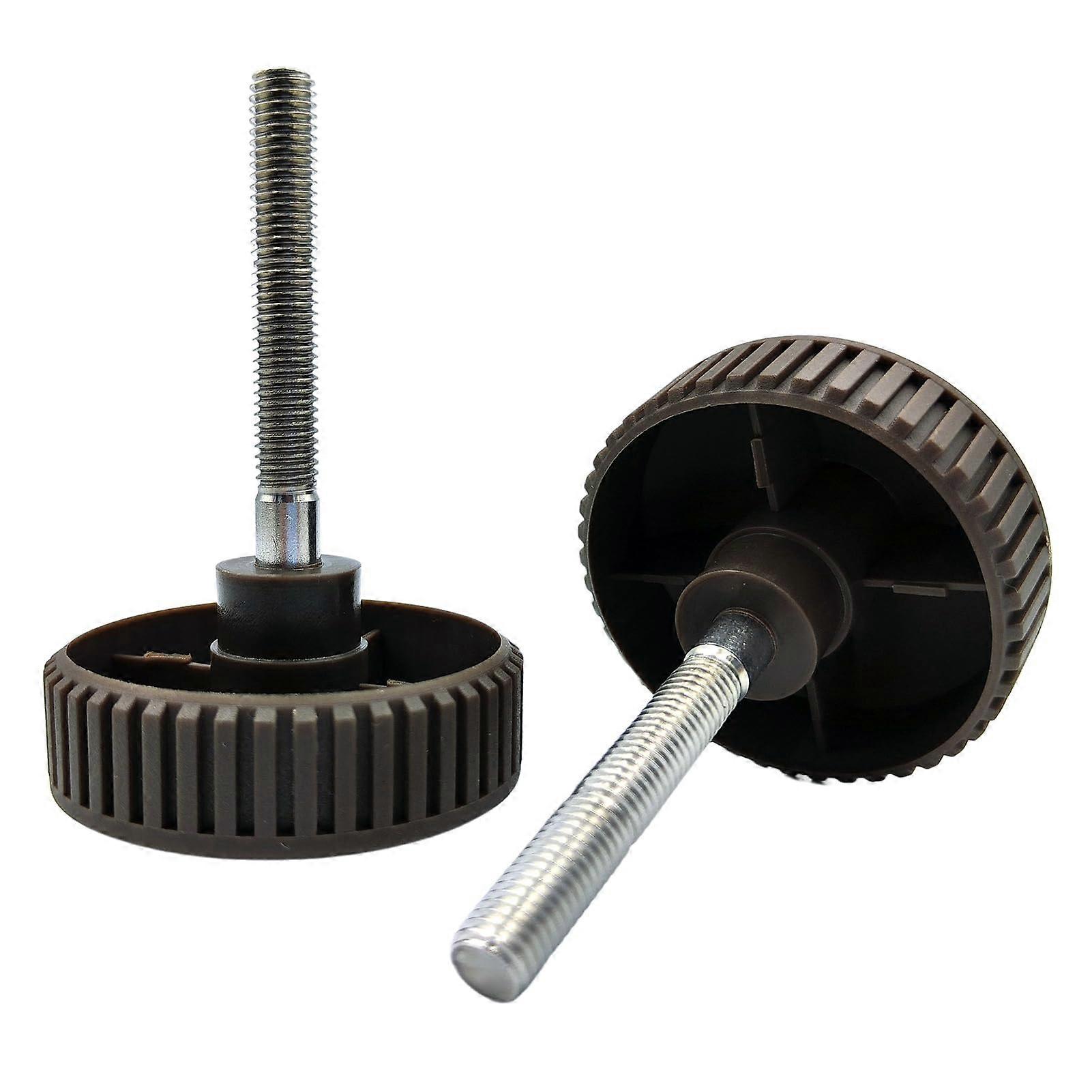 M8 x 58mm Porch Swing Canopy Screws and Adjustment Knobs, Durable Weather Resistant 2PCS