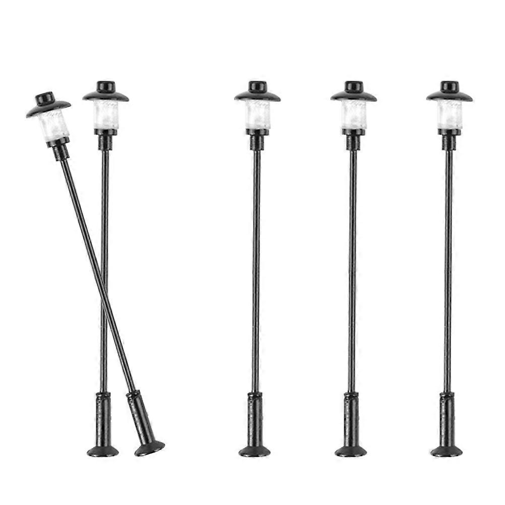 Sand Table Yard Lights Mini Street Lamp Models for Decoration 5Pcs