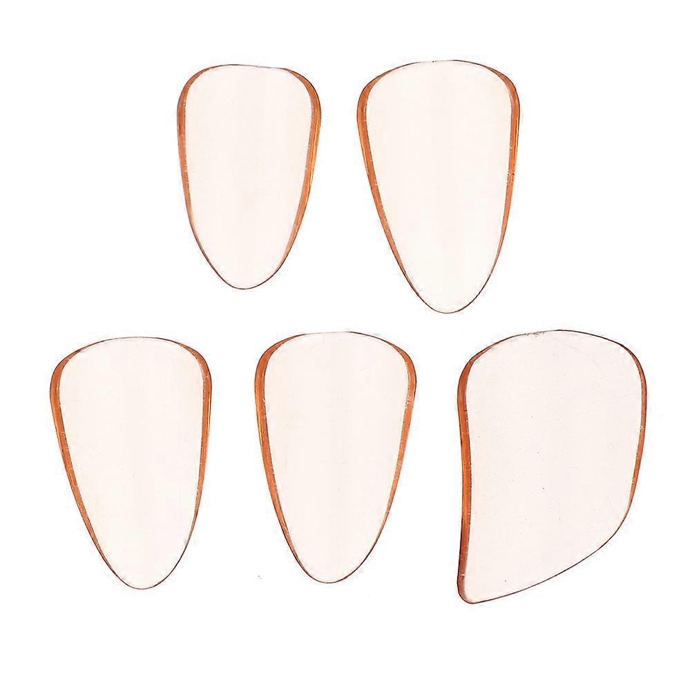 Professional Pipa Nails Orange String Instrument Parts for Performing 5Pcs
