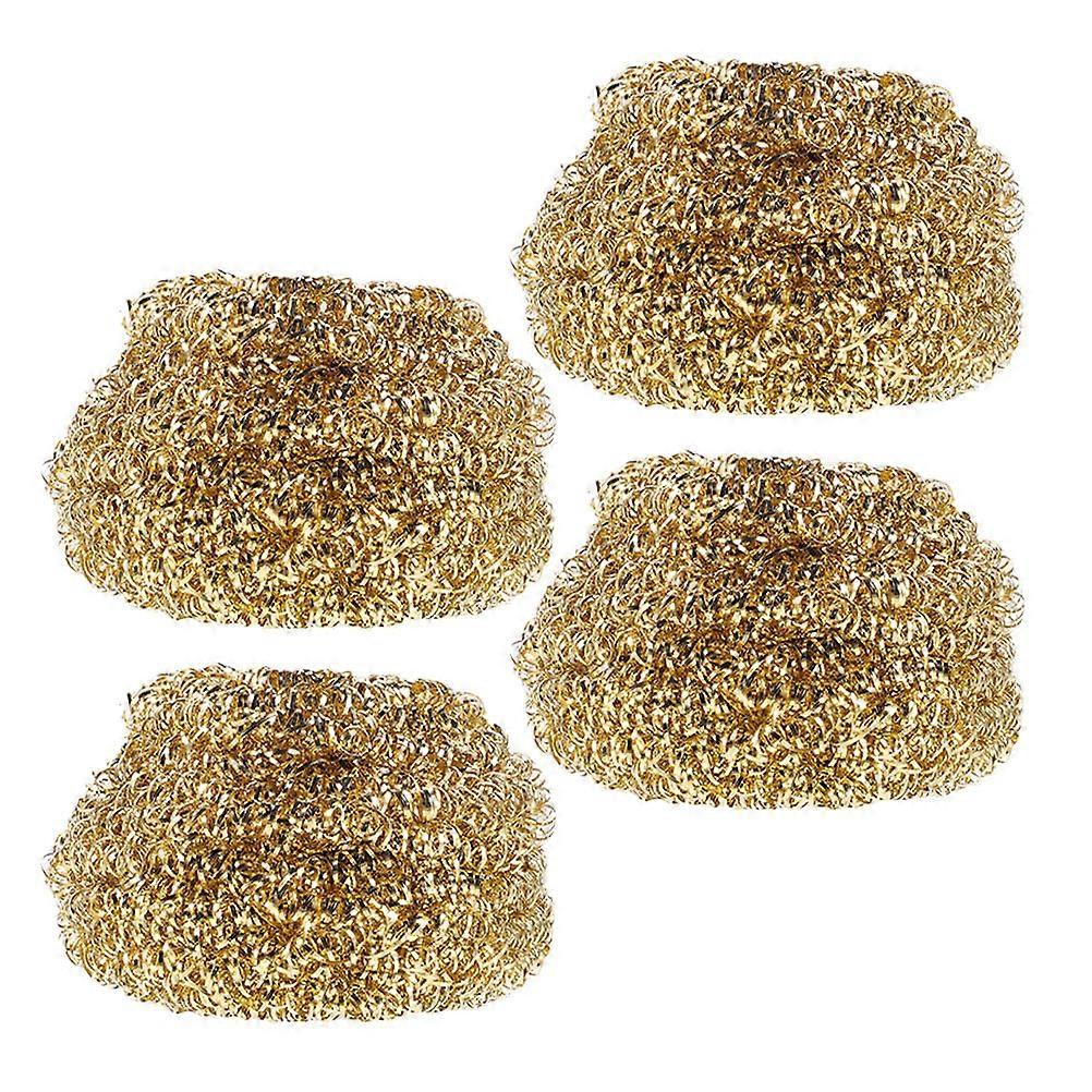 Copper Wire Cleaning Balls for Soldering Iron Tip Cleaner 4Pcs Practical Kit