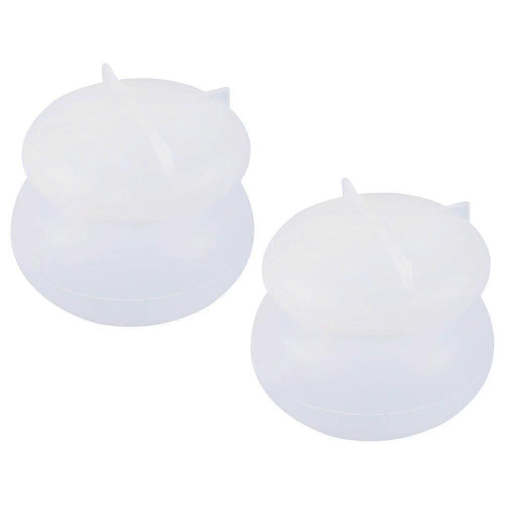 Silicone Mold Jar for DIY Craft Making 2Pcs Durable Practical Tool