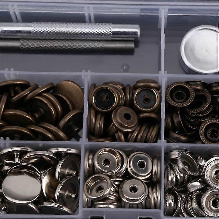 50 sets Press the snap button Snap button closure 17mm