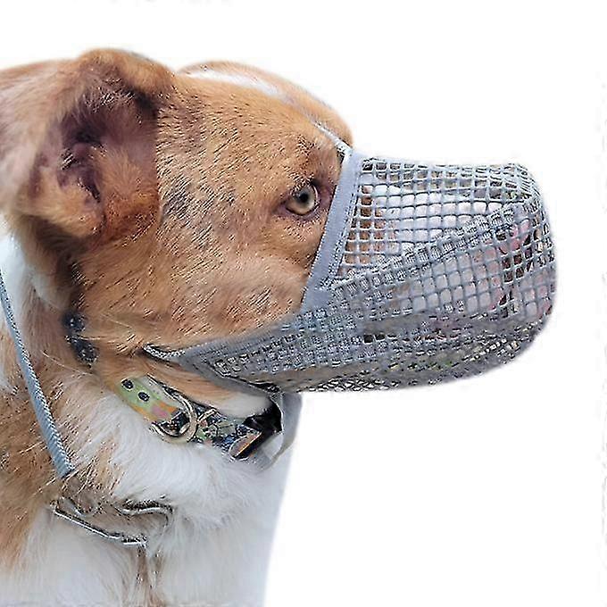Soft Mesh Covered Muzzles for Small Medium Large Dogs 25-26