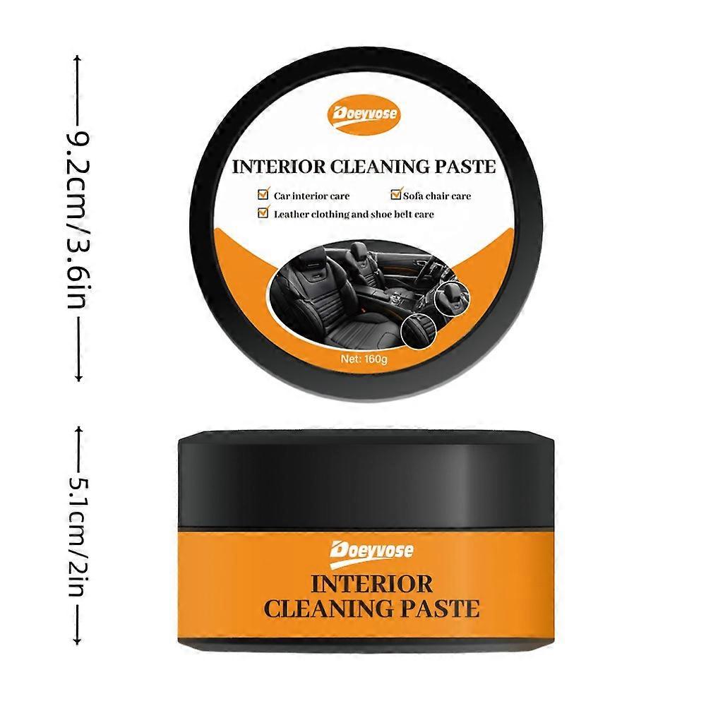 Car interior leather care paste