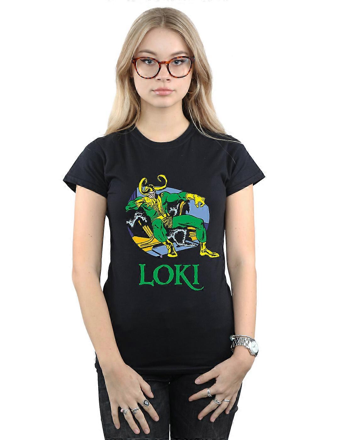 Marvel Women's Loki Throne T-Shirt
