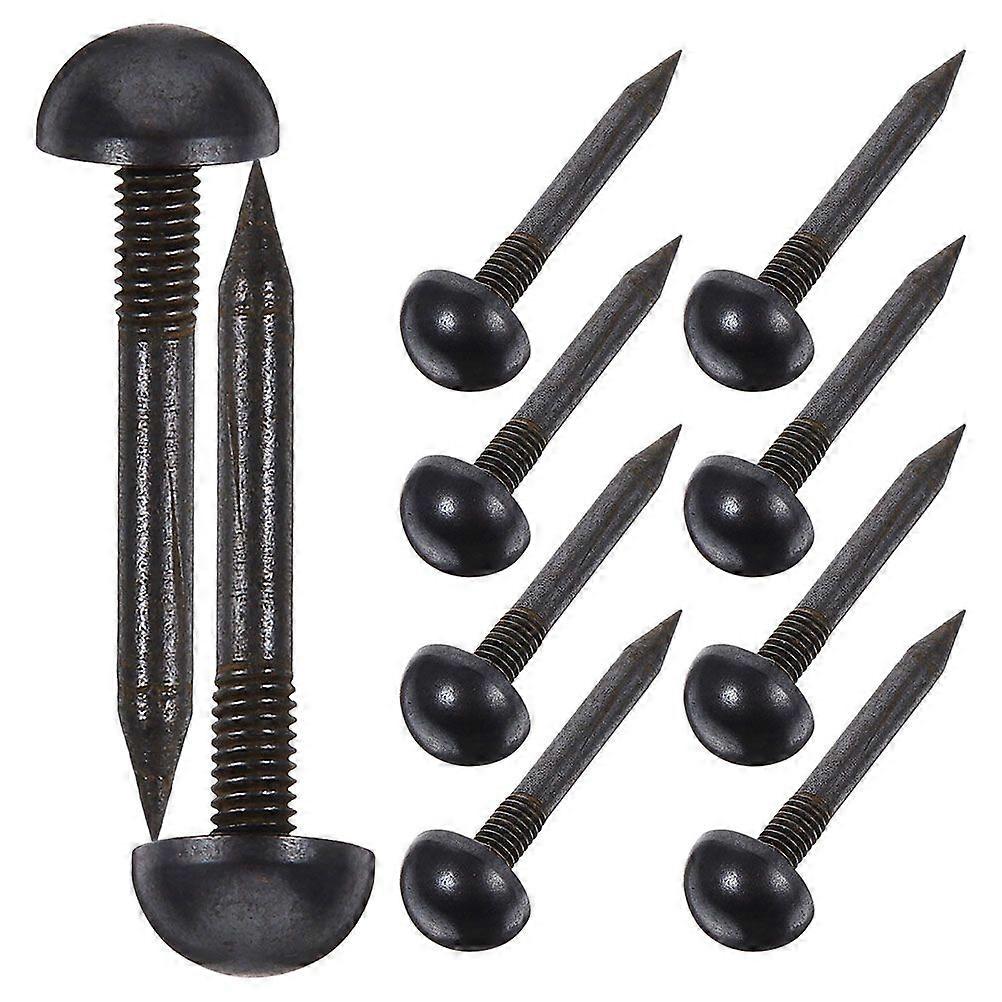 10pcs Furniture Decorative Nails Tacks Upholstery Sofa Tacks Brass Tacks