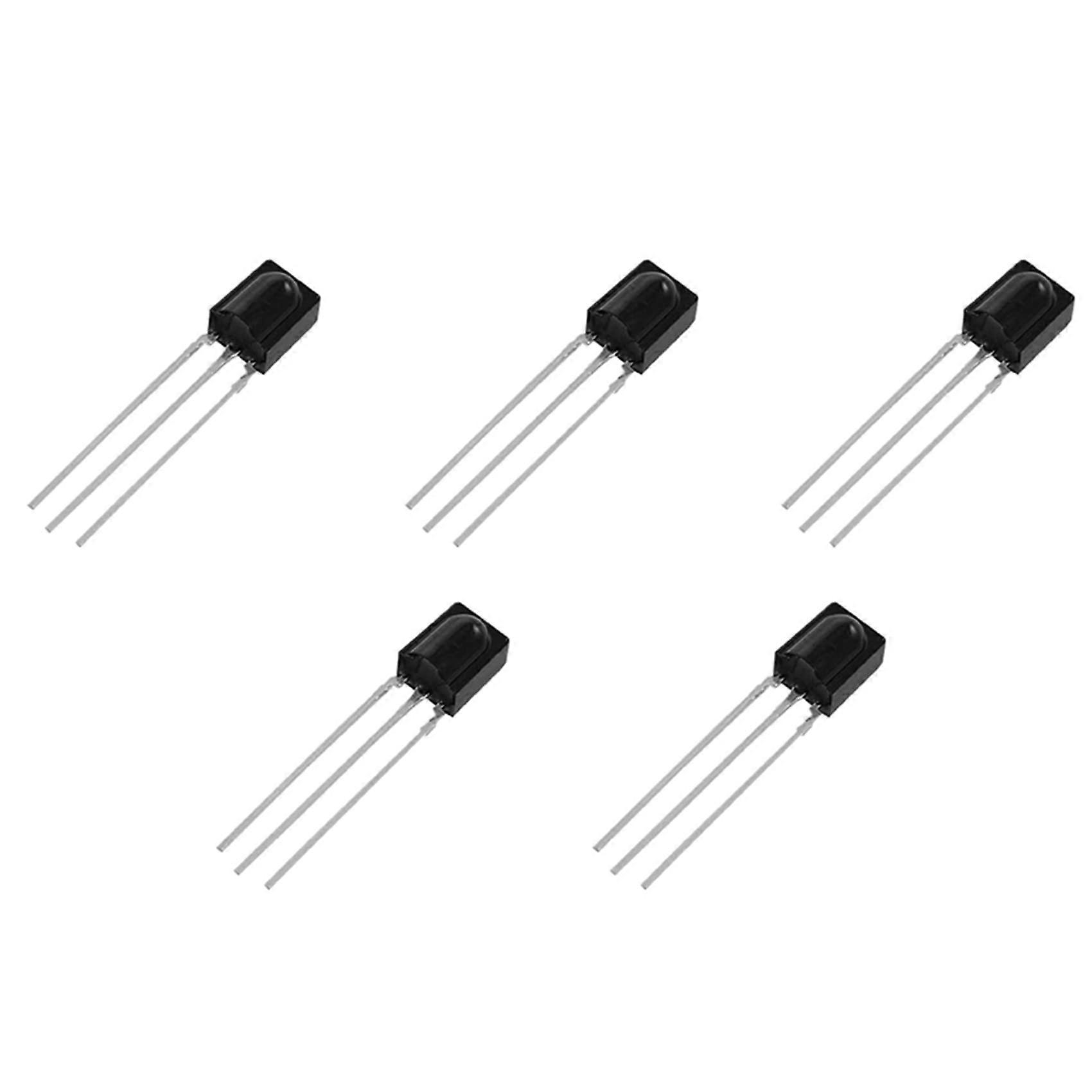 50pcs 15m IR Receiver Module VS838 Black, Long Range and Wide Angle Infrared Remote Control Receiver