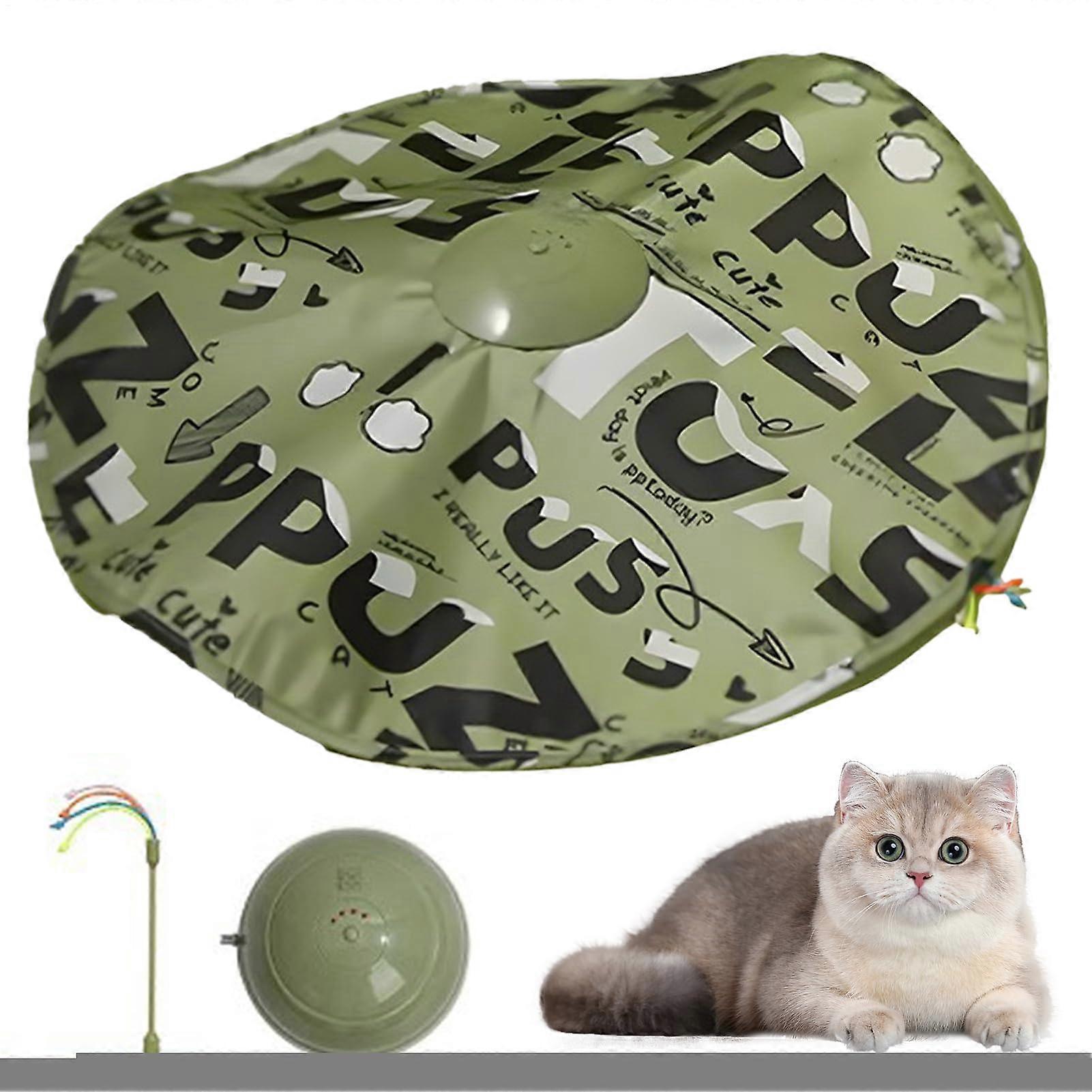 Interactive Automatic Cat Toy with Covered Design, Hunting Simulation for Indoor Kitten Exercise