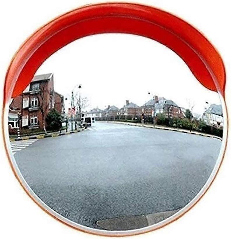 60cm Outdoor Convex Traffic Safety Mirror WideAngle Weatherproof Road Intersection