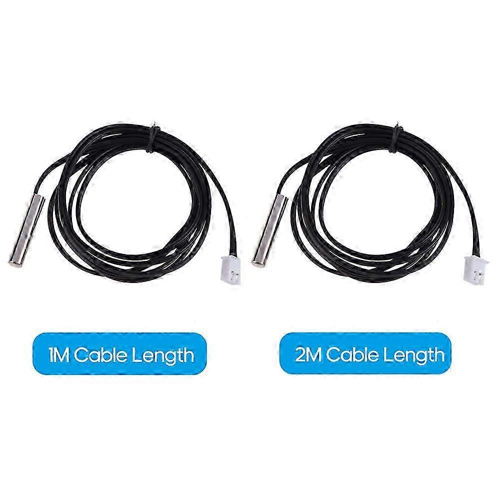 High-Precision 1M Waterproof Temperature Sensor Probe with NTC 10K/B3435 Compatibility