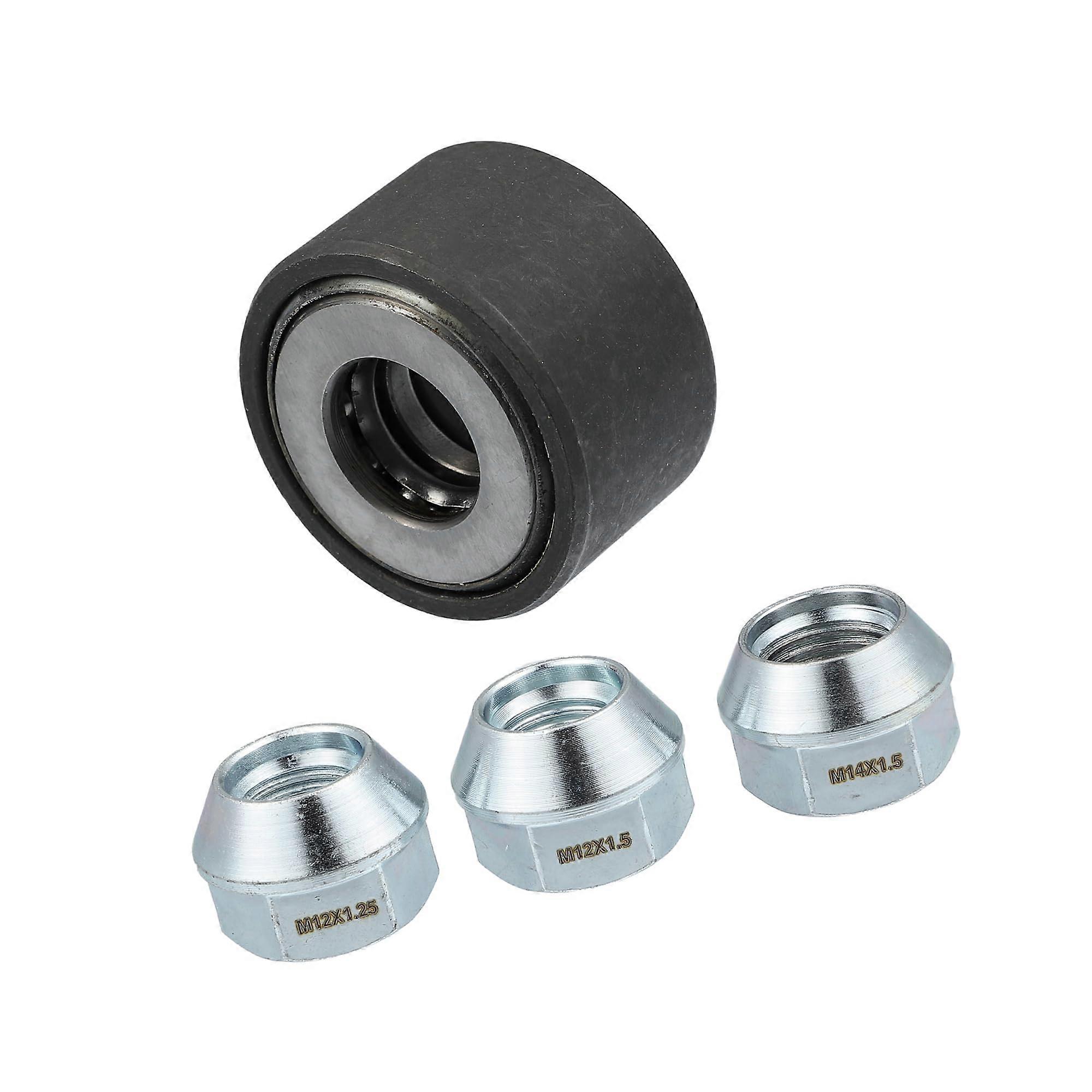 Universal Wheel Stud Installer Tool Kit with M12 M14 Lug Nuts, Durable Iron, Quick Installation